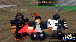 We Spawned 17 Legacy Island & Got 5 Hydras "Kugoo Blessing" | Update 4 King Legacy