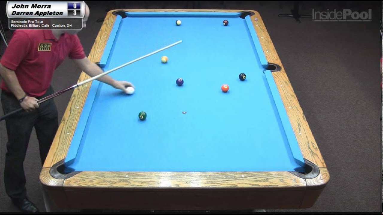 Darren Appleton vs John Morra at FiddleStix Billiards Cafe - YouTube