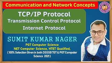 CNC11 | Communication and Network Concepts Class 12 Part - 11 | TCP IP Protocol | Explained in Hindi