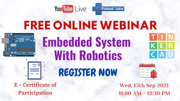 Live Webinar on “Embedded System With Robotics” Conducted by Finland Labs