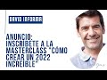 Inscríbete a la masterclass &#39;Cómo crear un año 2022 increíble&#39;