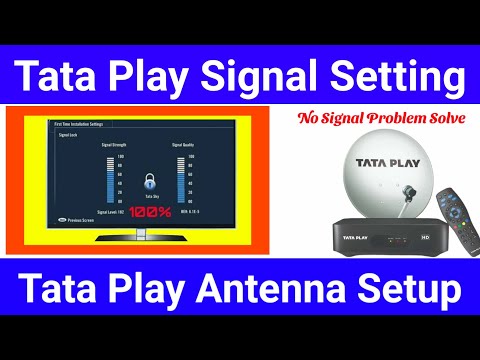 Tata Play Signal & Antenna Setting | Tata Play Signal Kaise Set Kare | #TataPlay No Signal Problem