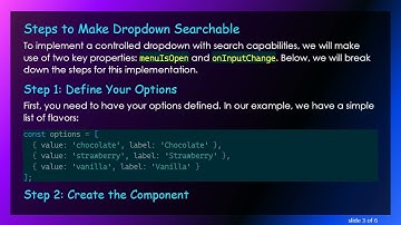 How to Make react-select Dropdown Searchable with Controlled Behavior