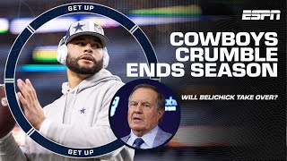 Playoff run CUT SHORT as Cowboys suffer 'EMBARRASSING LOSS'! + McCarthy OUT, Belichick IN?! | Get Up