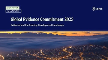 Global Evidence Commitment 2025: Evidence and the Evolving Development Landscape