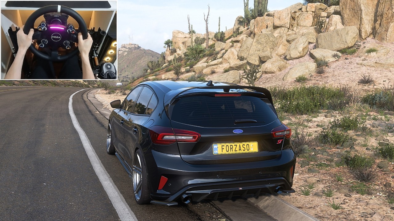 FORD FOCUS ST | Forza Horizon 5 | MOZA R9 Gameplay - YouTube