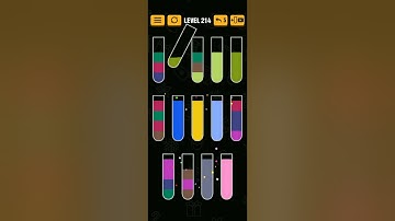 water sort puzzle Level 214
