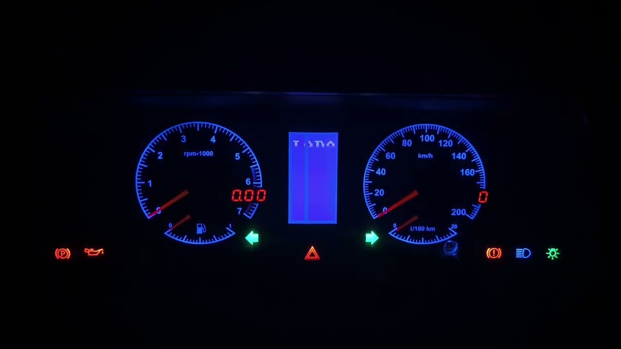 Приборная панель Flash X3 ваз 2110-2111-2112-2113-2114-2115-Нива