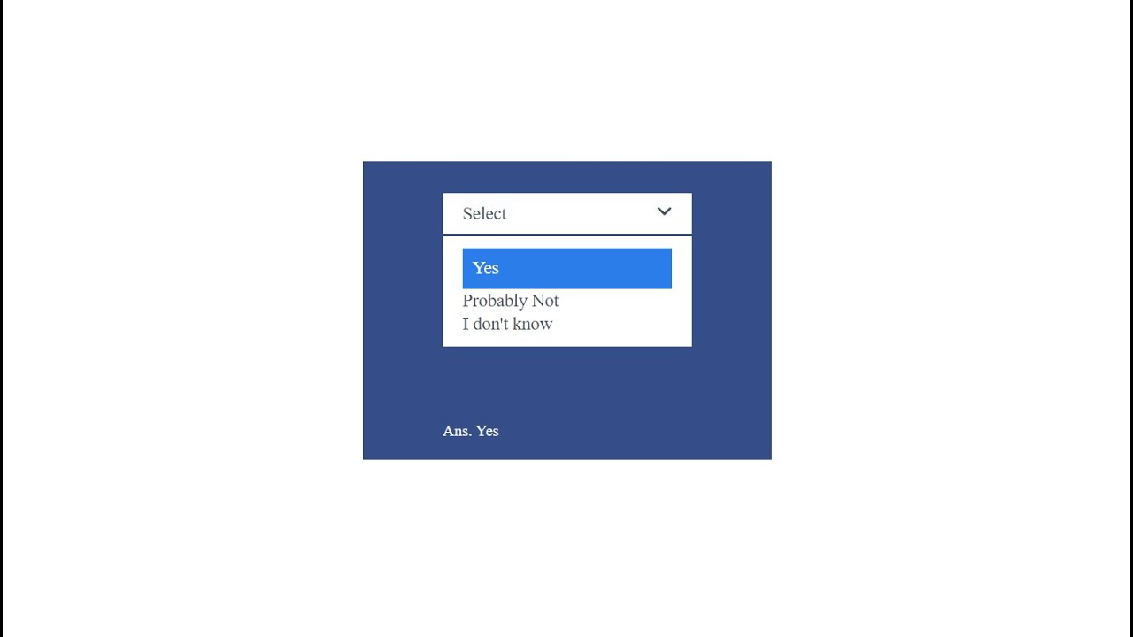 DropDown project done with React.js - YouTube