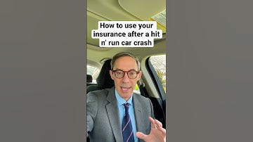 How to use your insurance after a hit n’ run car crash