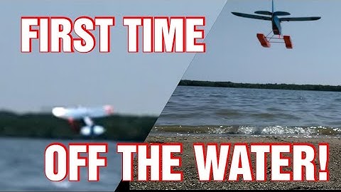 My First Float Plane Flight!!!! FT Simple Cub💦😎