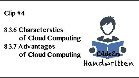 CA FINAL ISCA MNEMONICS | Ch-8 Cloud Computing #clip 4 Characteristics+Advantages