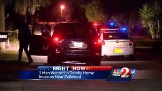 Deputies searching for 3 men in fatal home invasion