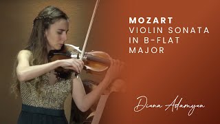 Mozart Violin Sonata in B-flat major, K.378 // Diana Adamyan, violin & Renana Gutman, piano