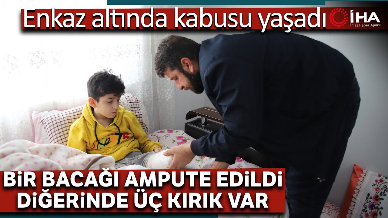 13 Yaşındaki Bedirhan'ın Bir Bacağı Ampute Edildi, Diğerinde Üç Kırık Var