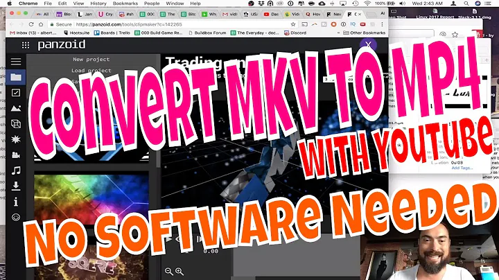 How to Convert a MKV file to MP4 by with Youtube and put into Final Cut Pro.
