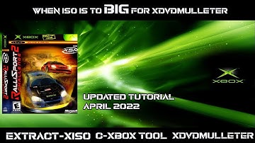 When ISO is to big for XDVDMulleter  Tutorial 2022