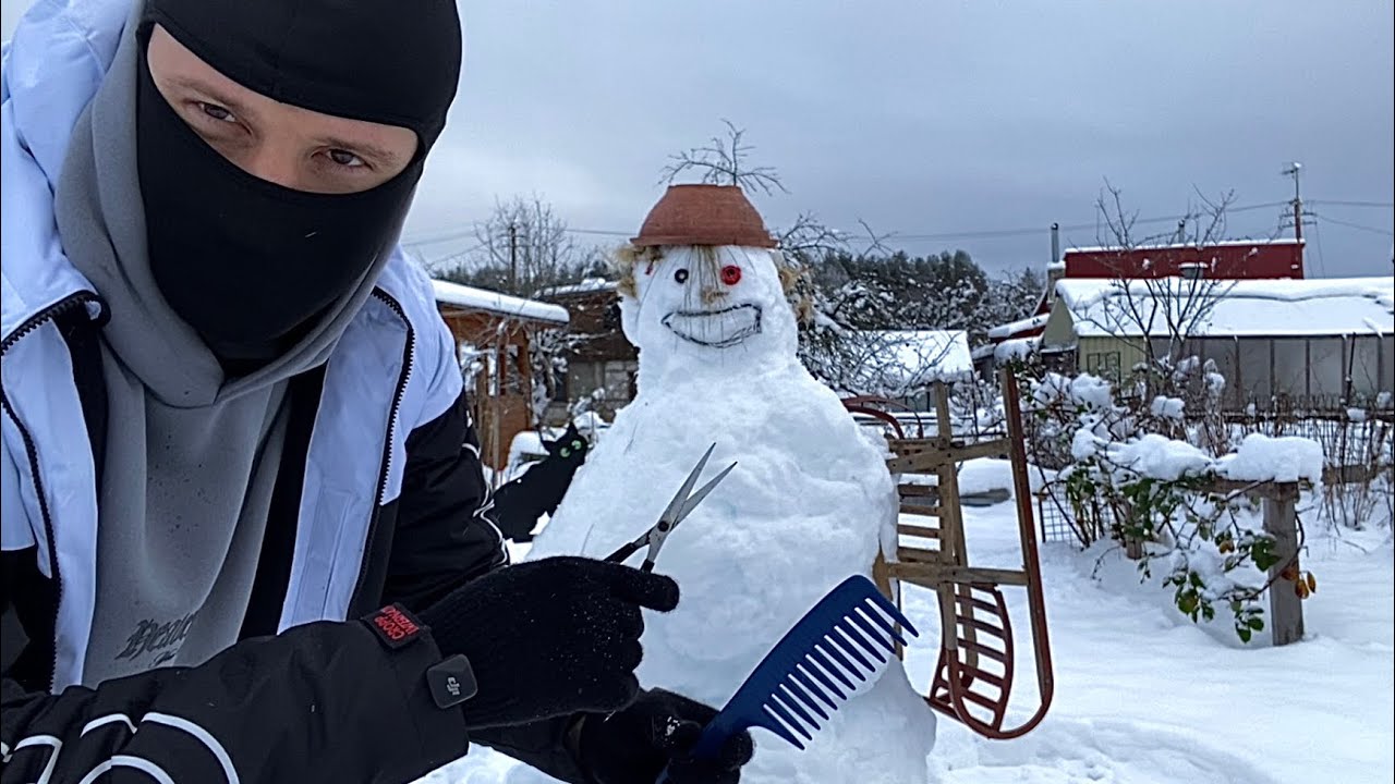 ASMR | Snowman Haircut⛄️