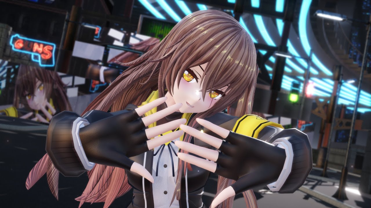 【MMD】『Gimme×Gimme』【初音ミク×鏡音リン】UMP45【ドールズフロントライン/Girls' Frontline/少女前線 /소녀전선】2160p 4K