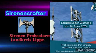 Landesweiter Warntag NRW 2024 in Landkreis Lippe thumbnail