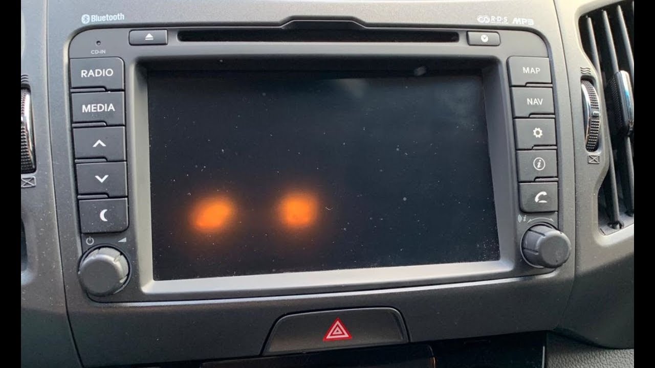 Kia Sportage Touch Screen drücken funktioniert nicht Navi Reparatur