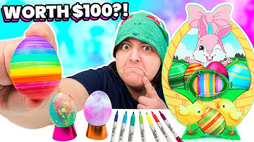 First Time Trying $100 Customizing Eggs Craft Kits