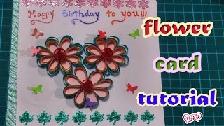 flower card tutorial