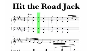 Ray Charles - Hit The Road Jack Sheet Music Ray Charles - Hit The Road Jack Sheet Music