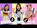 We Tested VIRAL TikTok Life Hacks **They Worked** | GEM Sisters