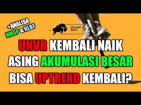 Saham UNVR Kembali naik dan Terlihat Asing Akumulasi Besar. Ada Potensi untuk  Uptrend Kembali?