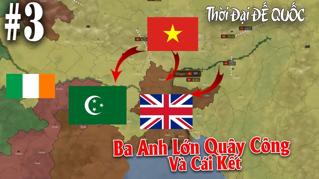 Outline Video Ireland, Vương Quốc Anh Và Ai Cập Vậy Công - Thời Đại Đế Quốc (Age of History II) Tập 3