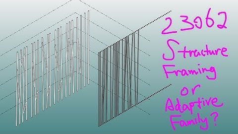 23062 - Revit Structural Framing or Adaptive Family?