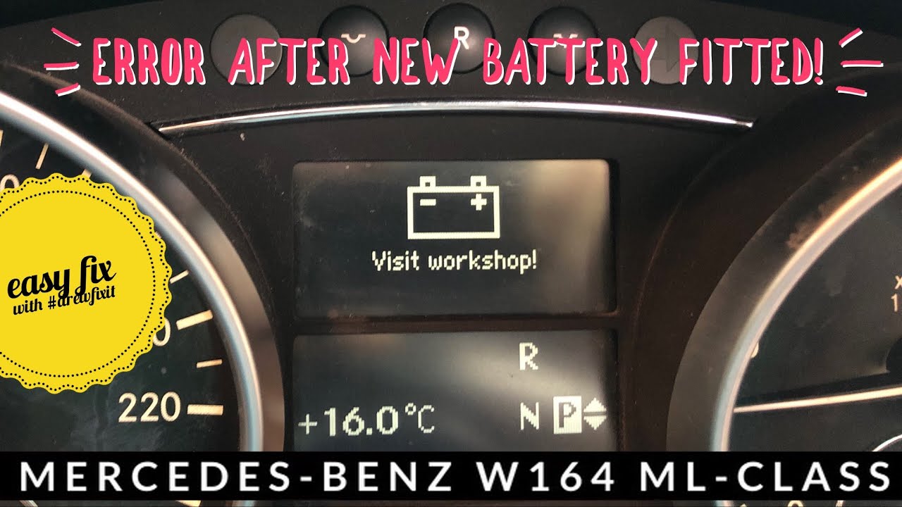 visit workshop mercedes battery
