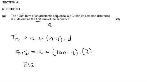 Question 1(a) Paper One 2018 - (IEB) Mathematics Matric Final Exam Paper, (South Africa)