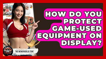 How Do You Protect Game-Used Equipment On Display? - The Memorabilia Zone