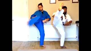 Full kudo kicks training