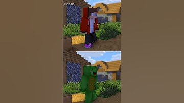 JJ vs Mikey Good deeds or Bad deeds #shorts #minecraft #minecraftshorts