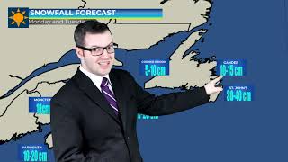 System to Impact Atlantic Canada with heavy snow for eastern Newfoundland