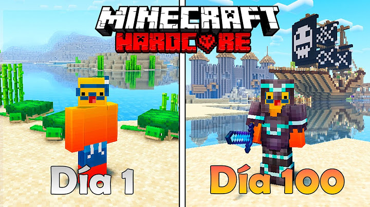SOBREVIVÍ 100 DÍAS en UN MUNDO SOLO DE PLAYAS en MINECRAFT HARDCORE