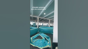IPOOLGO inflatable above swimming pool size customization factory !