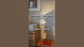 Design responsive UI - type-scaling 101 #uxdesign #typescale #responsivedesign