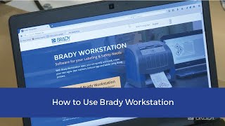 BBP®37 Sign & Label Printer - How to Use Brady Workstation Profile
