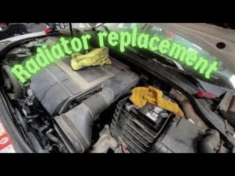 2006 Audi A3 radiator replacement