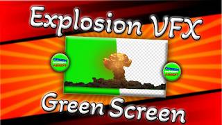 15 Unique Chroma Key Explosion with SFX Greenscreen explosion