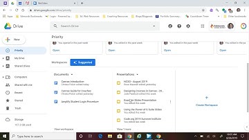 Google Drive: Priority Page