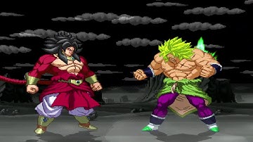 SSJ4 Broly KN Edit VS DBS Broly Part 1 (DBS Broly Released) [M.U.G.E.N] TEA
