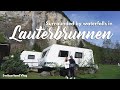 Surrounded by waterfalls in Lauterbrunnen | Stayed in Camping Jungfrau (Switzerland Vlog)