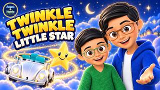 Twinkle Twinkle Little Star 🌟 | Sing Along With Adam & Harris