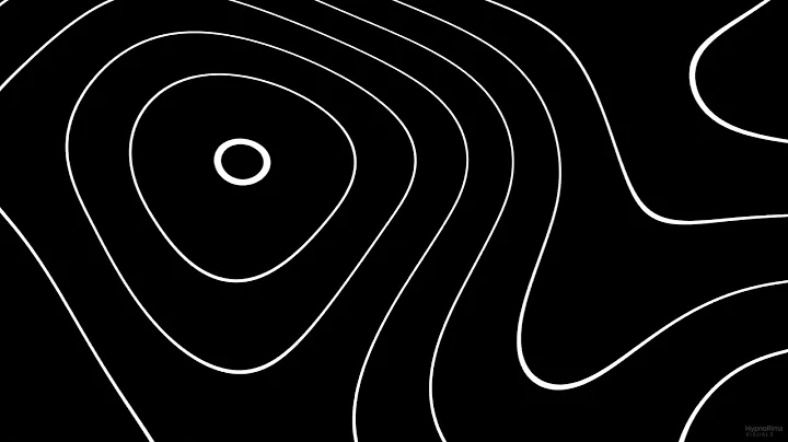 10-Hour Black and White Wave Screensaver – Hypnotic Minimalist Wallpaper
