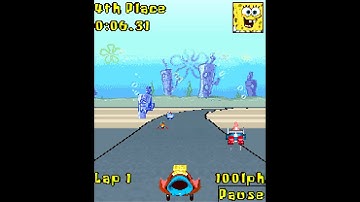 SpongeBob SquarePants Baytona 500 (Java ME) - Playthrough